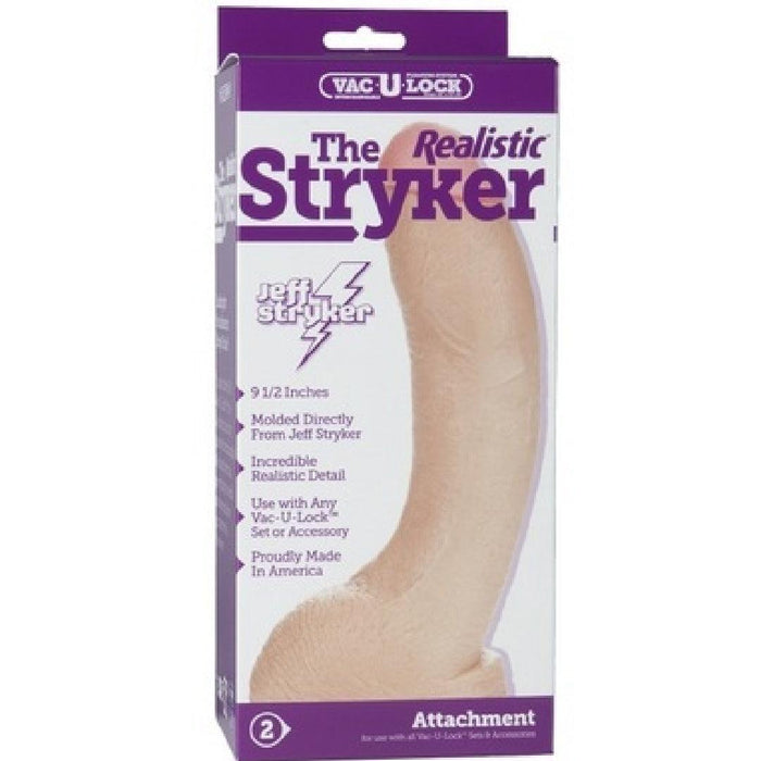 Jeff Stryker Vac-U-Lock 10 Inch Porn Star Dildo - Vanilla
