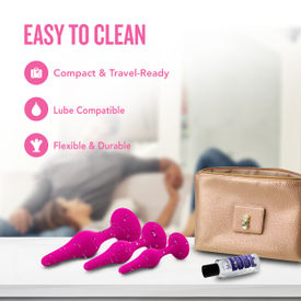 Luxe Beginner 3 Plug Anal Trainer Set - Various Colors