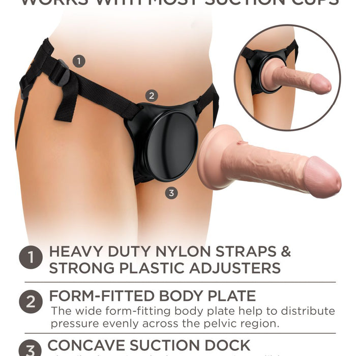 King Cock Elite Beginner's Body Dock Strap-on Harness