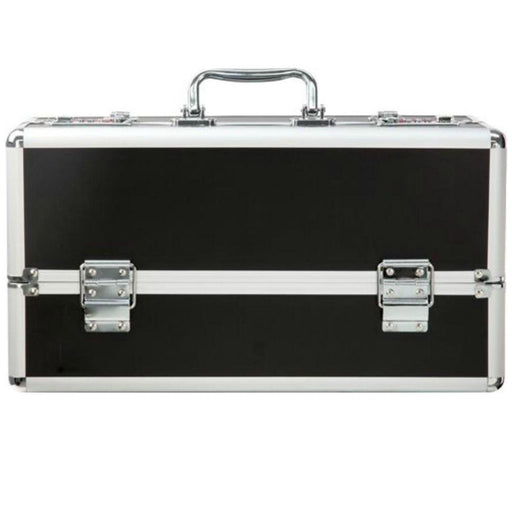 Lockable Sex Toy Storage Case Large Double Tiered - Black
