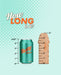A colorful infographic comparing the height of a Twisted Love Bulb Tip 6 Inch Beginner Silicone Dildo in Blue by CalExotics to a wooden ruler, with the text "how long is it?" indicating a measurement theme.