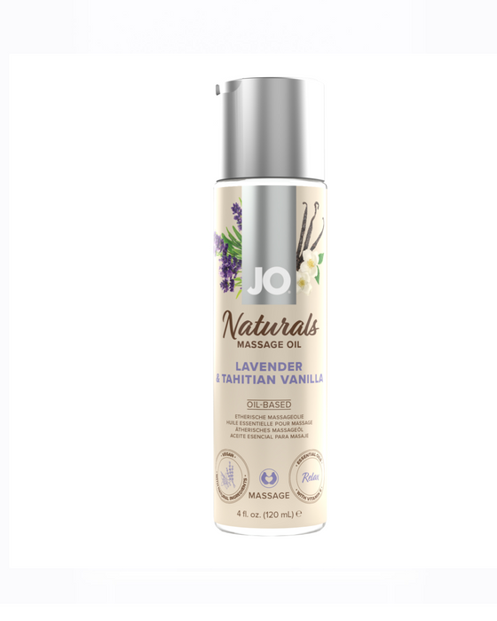 Jo Naturals Massage Oil Lavender & Tahitian Vanilla