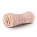 Experience ultimate pleasure with the M For Men Ashley Vibrating Pocket Pussy by Blush. This lifelike silicone masturbator is designed with a vaginal opening and comes in a flesh color. Its ribbed cylindrical shape features textured ridges for enhanced grip and can accommodate a vibrating bullet for added sensations.