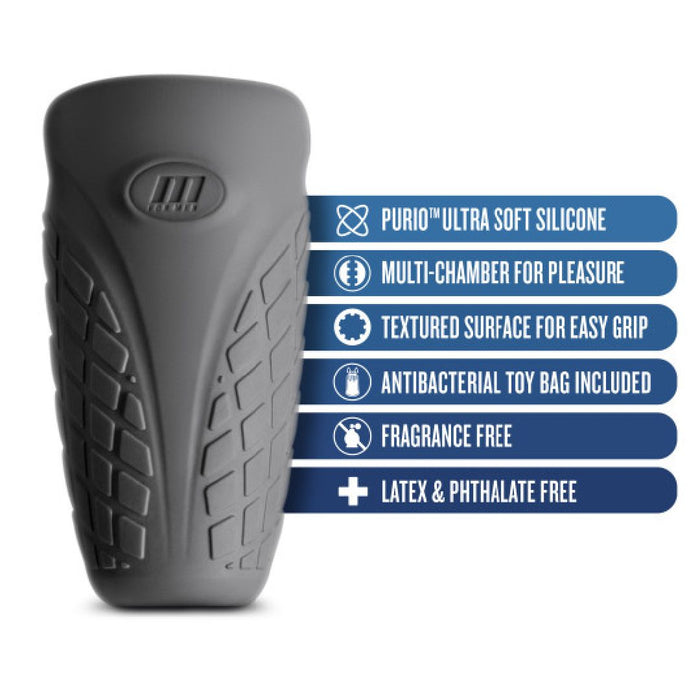 M For Men Gript Discreet Silicone Penis Stroker