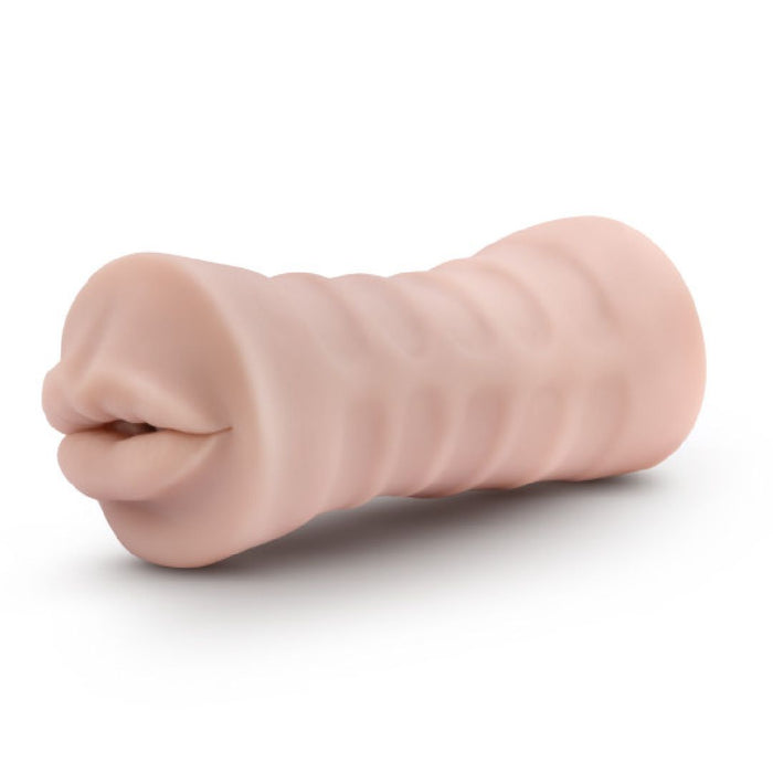 M For Men Skye Vibrating Mouth Stroker - Vanilla