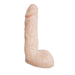 The Natural Realskin Squirting Dildo 7.5 Inch - Vanilla by Nasstoys is a realistic, flesh-toned silicone dildo featuring intricate vein details and a prominent head. It stands upright on a flat, rounded base, making it perfect for cum play fantasies.