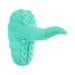 The Octopus Tentacle Insertable Remote Controlled Grinder is a turquoise waterproof sex toy with suction cup rows, shaped like an octopus tentacle and shown extending outward against a white background.