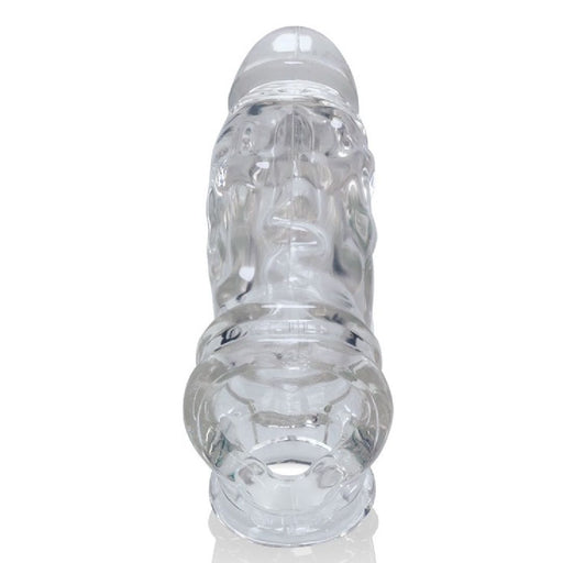 OxBalls Butch Cocksheath Penis Extender with Ball Strap - Clear