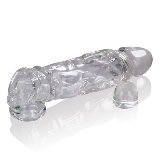 OxBalls Butch Cocksheath Penis Extender with Ball Strap - Clear