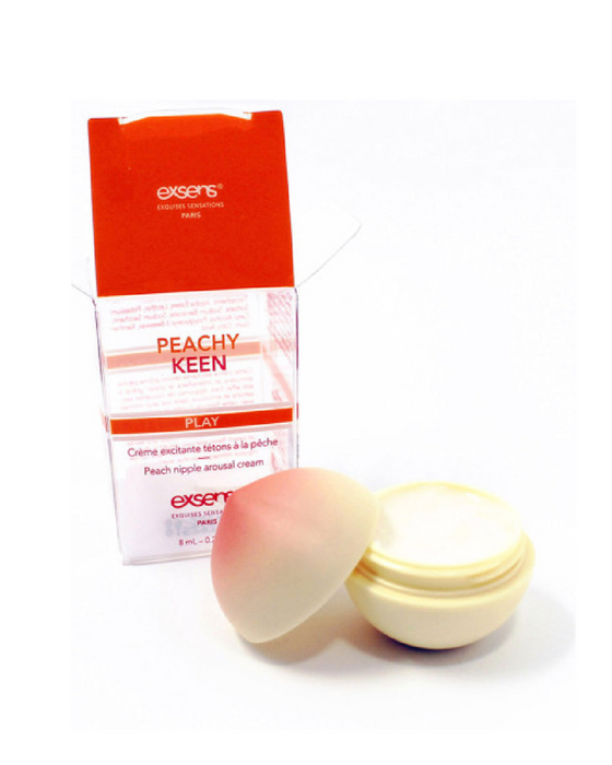 Exsens Flavored Nipple Arousal Cream - Peachy Keen - 8ml