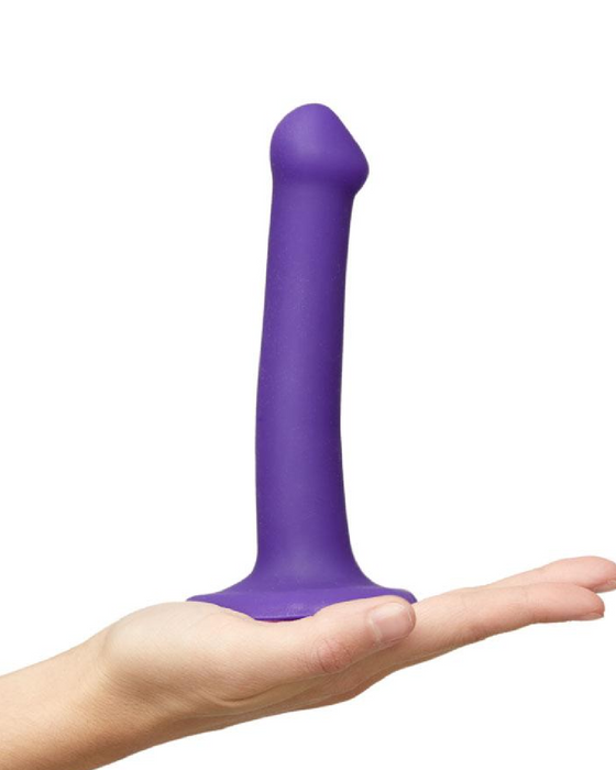 Strap-On-Me Semi-Realistic 8 Inch XL Silicone Dildo - Purple