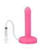 Pop Slim 6 Inch Silicone Squirting Dildo - Pink