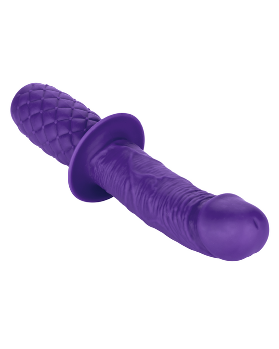 Silicone Grip Thruster 7.5 Inch G-Spot Dildo - Purple