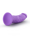 Jammy Silicone Thick 8 Inch Dildo - Purple