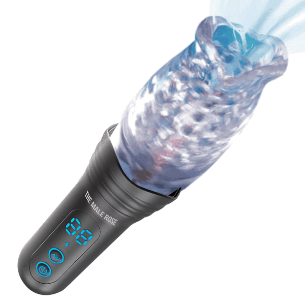 The Male Rose Pro Thrusting Vibrating & Rotating Masturbator