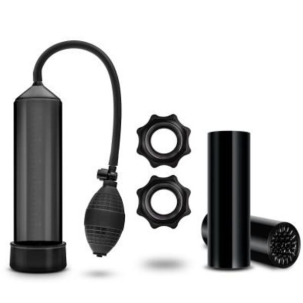 Quickie Kit Thick Cock Penis Pump, Stroker & Rings by Blush