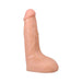 A lifelike Realistic Cock Squirting 9.5 Inch Suction Cup Dildo in vanilla—crafted with detail, it's perfect for anyone wanting a toy as realistic as possible.