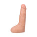 The Realistic Cock Squirting 9.5 Inch Suction Cup Dildo - Vanilla features a lifelike design and long, realistic tip to deliver enhanced pleasure and authentic sensations.