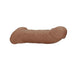 Realrock 9 Inch Penis Extender Sleeve with Ball Strap - Caramel