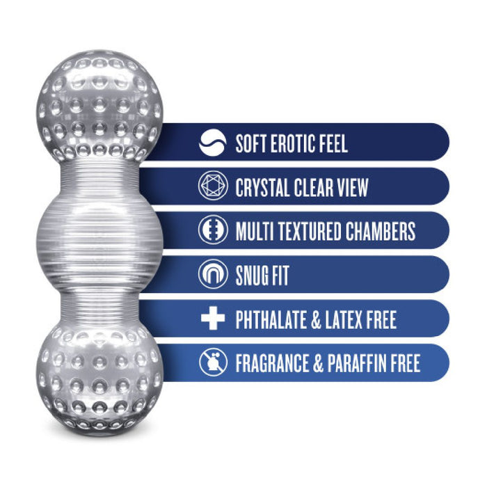 Rize Feelz See Through Textured Stroker