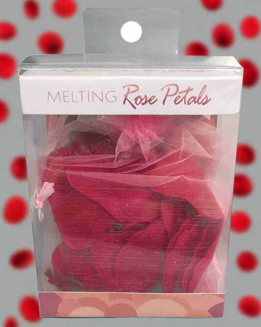 Melting Rose Petals for the Bath