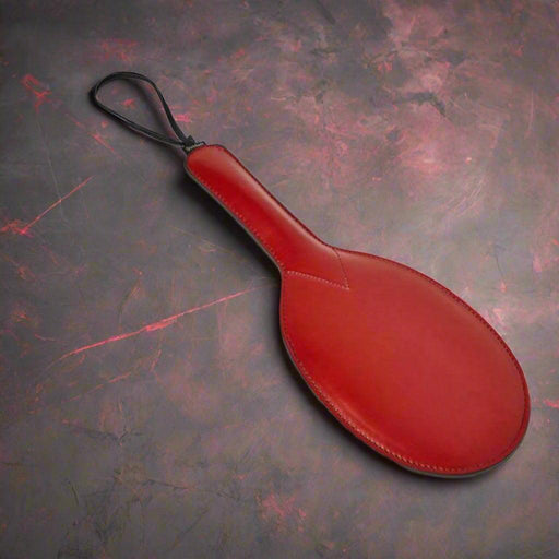 Saffron Vegan Leather Ping Pong Paddle sideview
