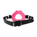 Sex and Mischief Silicone Lip Shaped Mouth Gag - Pink