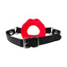 Sex and Mischief Silicone Lip Shaped Mouth Gag - Red