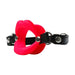 Sex and Mischief Silicone Lip Shaped Mouth Gag - Red