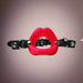 Sex and Mischief Silicone Lip Shaped Mouth Gag - Red