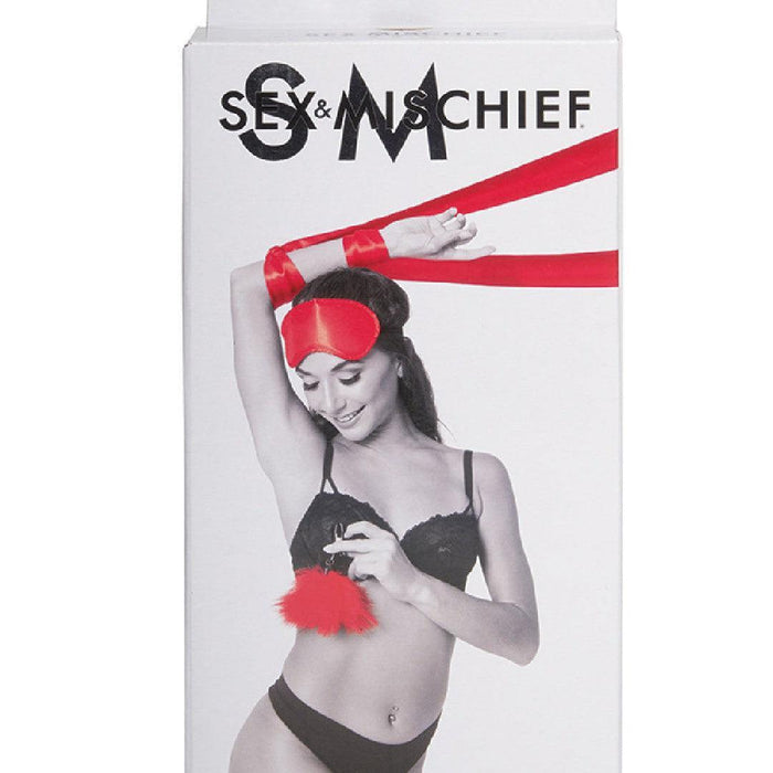 Sex & Mischief Amor Beginner Red Bondage Kit box 