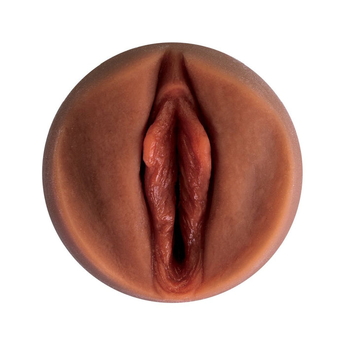 Shower Therapy Discreet Realistic Stroker with Mount - Chocolate