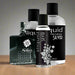 A variety of Sliquid Silver Silicone Lubricant bottles are displayed, including a larger 8.5 fl. oz. bottle, a medium-sized 4.2 fl. oz. bottle, and a smaller 2 fl. oz. travel-size bottle—all labeled under the Sliquid brand with black and gray branding, featuring long-lasting lubricant made from pharmaceutical-grade silicone for 100% waterproof use.

