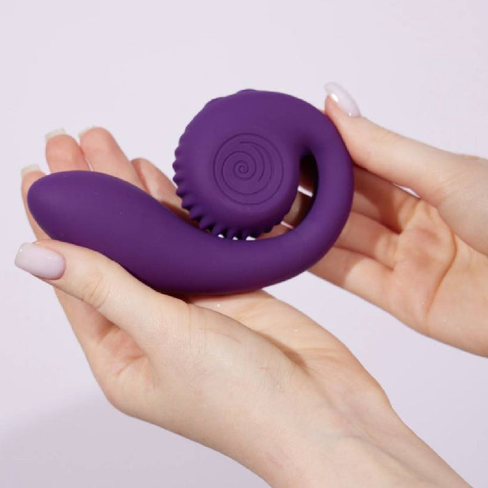 Snail Gizi Compact Ultra Powerful 2 Motor Purple Rabbit Vibrator BTB Shop Snail Gizi Compact Ultra Powerful 2 Motor Purple Rabbit Vibrator BTB Shop