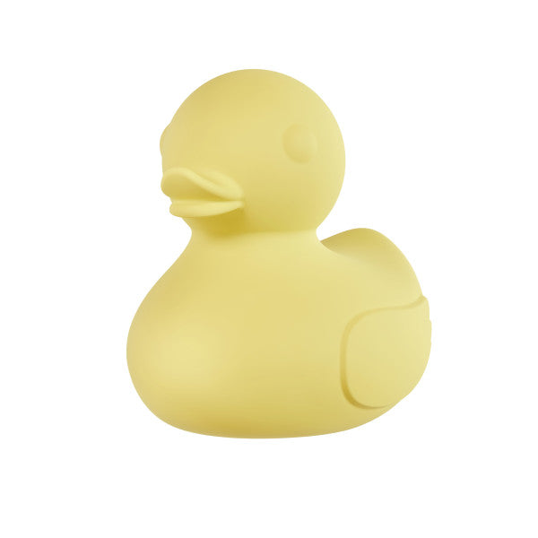 The Splash Waterproof Rubber Duckie Vibrator is a discreet, smooth yellow mini vibrator with a simple design, shown on a white background—ideal for beginners.