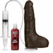 Squirting Realistic Cock Large Ejaculating Suction Cup Dildo - Dark Brown