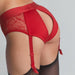 Strap-On-Me Diva Red Sexy Garter Style Lingerie Harness - Sizes S - XXL