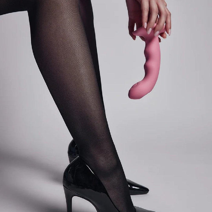 Strap on Me G-Spot Tapping Silicone Dildo - Pink