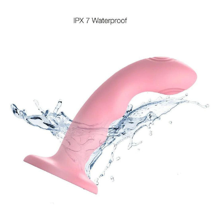 Strap on Me G-Spot Tapping Silicone Dildo - Pink