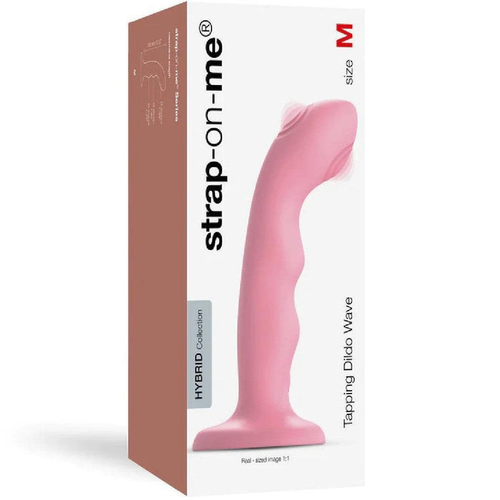 Strap on Me G-Spot Tapping Silicone Dildo - Pink