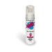 A white bottle of SMACK Tarts Mouthwatering Sour Foam, 2.7 oz, features a pump dispenser and colorful label with strawberry art; this foaming oral lubricant is available in 6 flavors.