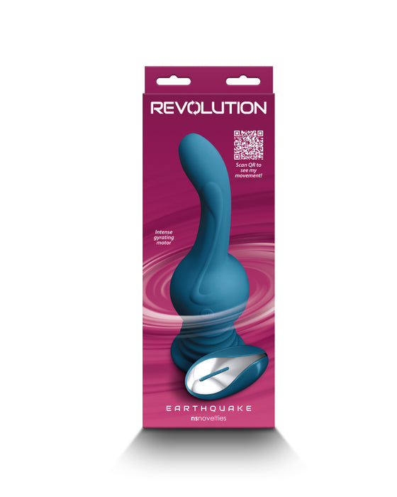 Tsunami Thrusting Shaking Gyrating Double Ended Vibrating Dildo with Remote