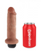 King Cock Realistic Squirting 6 Inch Dildo - Caramel