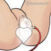 A stylized illustration of a wearer's lower back shows the Temptasia Intense Pussy Pump System in use. A heart-shaped symbol obscures some parts of the image. The background is white, and the device with its red cord is designed for enhanced pleasure. The text "Blush 2017" appears at the top right corner.