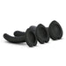 Temptasia Twist Kit Set Of 3 Silicone Pegging Dildos - Black