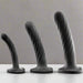 Temptasia Twist Kit Set Of 3 Silicone Pegging Dildos - Black