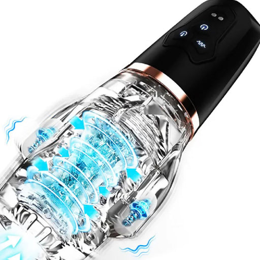 The Male Rose 2 Powerful Vibrating & Rotating Masturbator