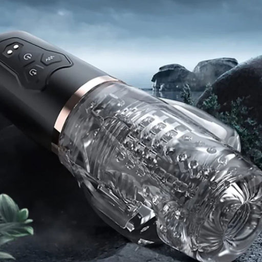 The Male Rose 2 Powerful Vibrating & Rotating Masturbator