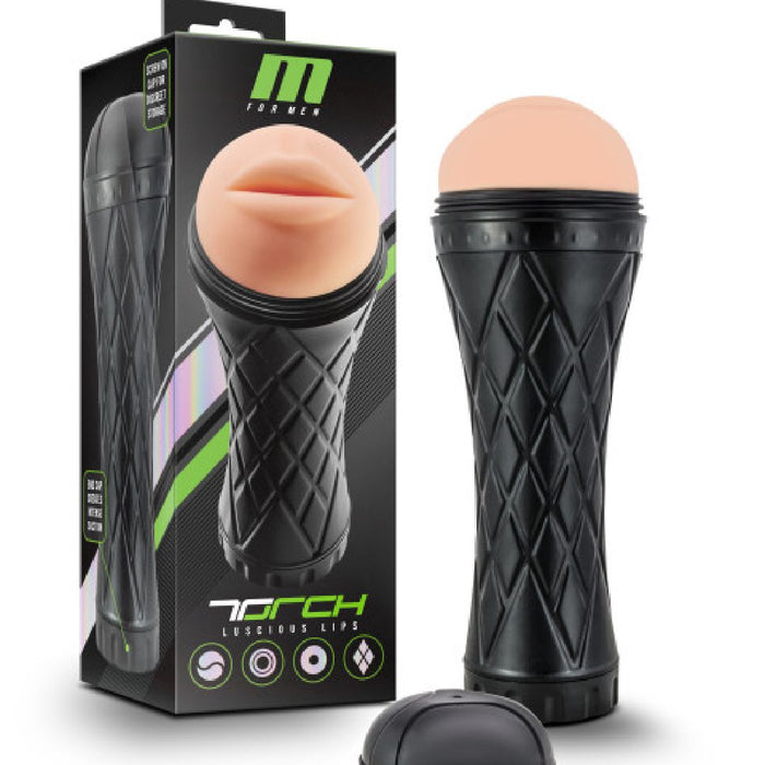 The Torch Luscious Lips Stroker  - Vanilla