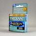 A box of Paradise Marketing Trojan Bareskin Thinner Latex Condoms (3 Pack), advertising 40% thinner material for increased sensitivity and a feel closer to natural, with a premium lubricant, containing 3 lubricated latex condoms.